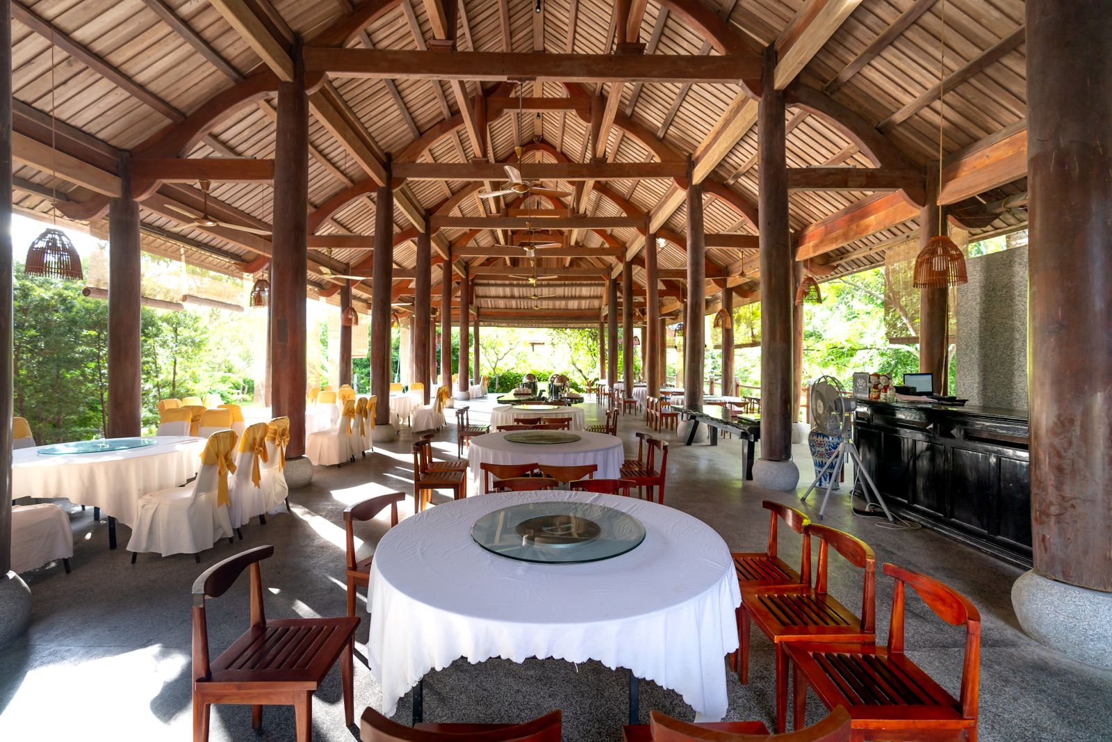 Screened Dining Pavilion