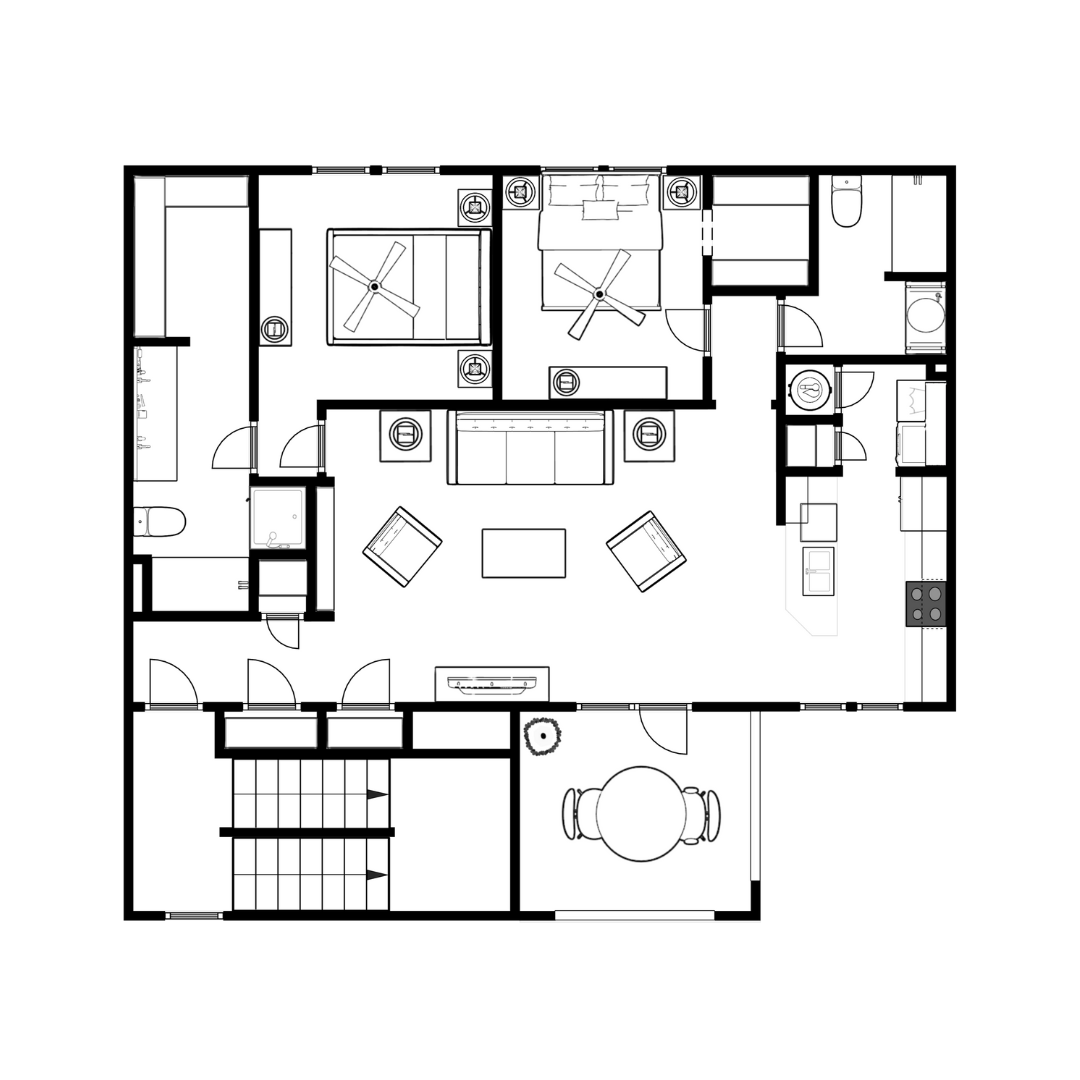 Begonia floor plan drawing