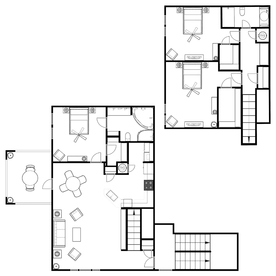 Carnation floor plan drawing